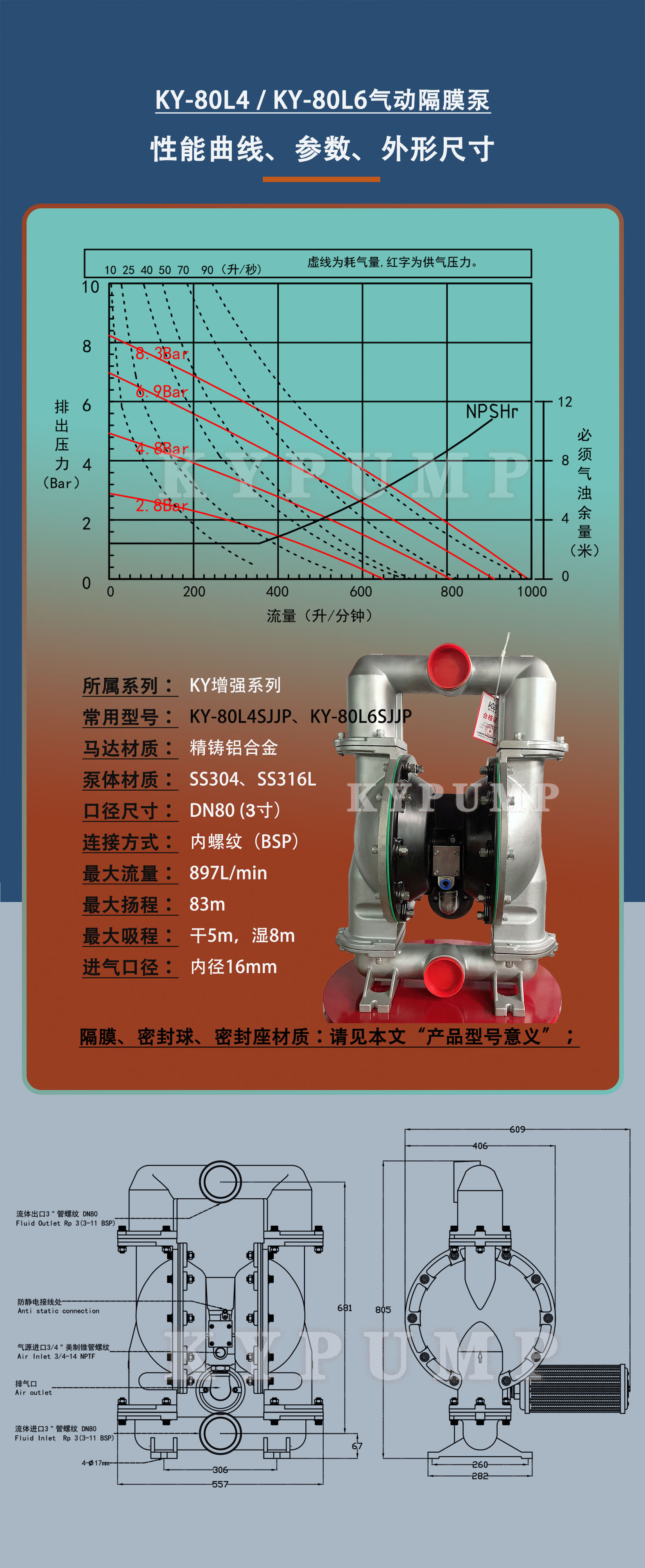 5-泵详细参数KY-80L4