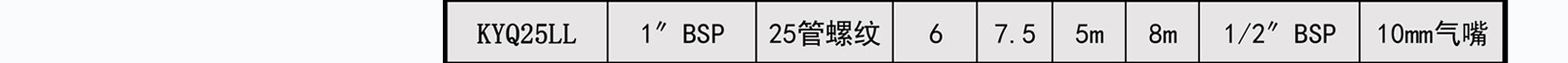 KYQB25铝合金气动隔膜泵详细参数