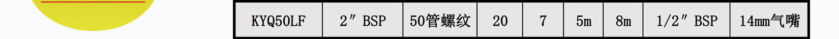 KYQB50氟塑料气动隔膜泵耗气量