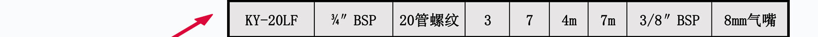 KY-20氟塑料气动隔膜泵耗气量